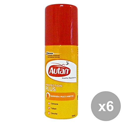 Preisvergleich Produktbild Set 6 AUTAN Plus Spray Antipuntura 50 ML Insekten Artikel