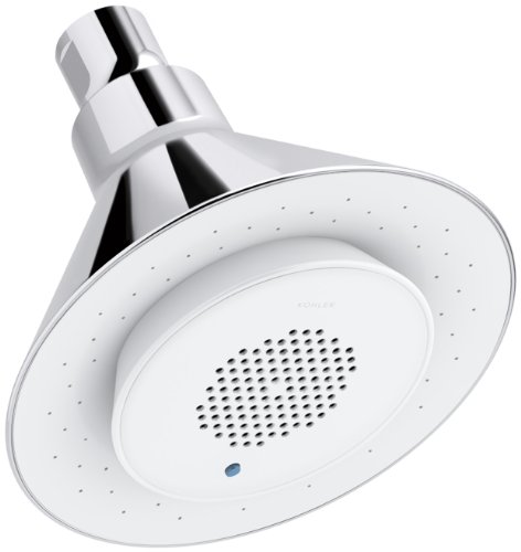 Preisvergleich Produktbild Kohler Moxie Duschkopf und drahtloser Lautsprecher, Silber, K-9245-CP