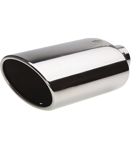 Embout d'échappement ovale 120x80mm 200mm ➤ AUTODOC