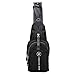Produktbild Elecenty Unisex Rucksack Sporttasche, Jugendliche Schultaschen Schulrucksack Reisetasche Umhängetasche Bag Frauen Schulterbeutel Reißverschluss Handtasche Mädchen Tasche Taschen (35cm, Schwarz)