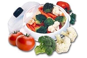 Neat Ideas Microwave steamer - Adjustable Vented Lid …Healthy Eating