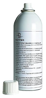 La Brunoise Spray velours chocolat professionnel. Couleur chocolat noir.