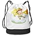 Produktbild BAOQIN Funny Dance Gift Unisex Drawstring Fashion Beam Backpack Boys On The Cloud Print Backpack Travel Gym Tote Cosmetic Bag