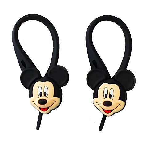 AVIRGO 2 pcs 3D Soft Zipper Pull Charms for Backpack Bag Pendant Jacket Set # 4-3