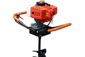 OU BEST CHOOSE 52CC 2 Temps Essence Terre Auger Sol Digger de Plantation d'arbres Post Hole Digger Tarière (Ne Comprend Pas Les Forets)