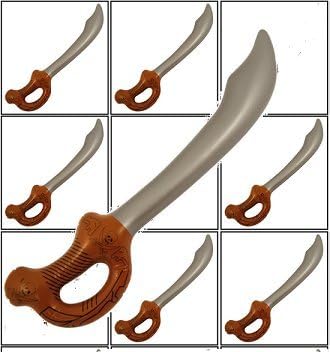 60cm Inflatable blow up pirate sword cutlass toy fancy dress costume accessory - Perfect as a pirate fancy dress costume accessory.