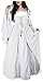 Produktbild Fanessy. Damen Renaissance Mittelalter Langarm Kleid Mit Trompetenärmel Retro Viktorianisch Königin Kostüm Maxikleid Prinzessin Langes Kleid Für Halloween Party Cosplay