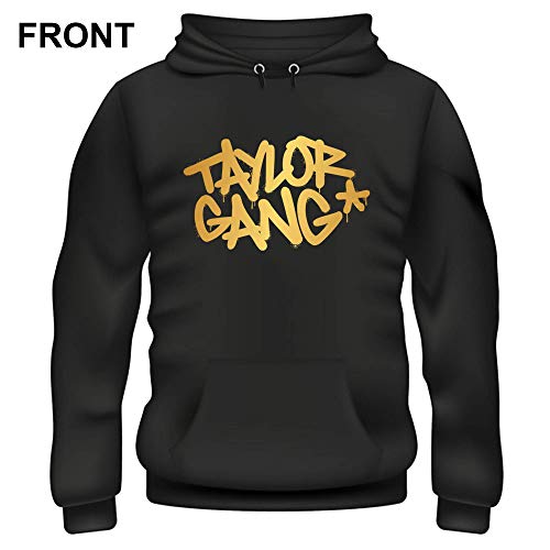 RoyalTeesUK Mens Hoodie Wiz Khalifa Taylor Gang
