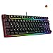 Produktbild DREVO Tyrfing 88-Key V2 Mechanische Tastatur ohne NumPad Anpassbare RGB-Hintergrundbeleuchtung, Macro-Programmierung, MediaControl Software-Unterstützung - Deutsches Layout [Blauer Schalter, Schwarz]