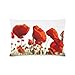 Produktbild Beautiful Poppy Flower Custom Rechteck Sofa Home dekorativer Überwurf-Kissenbezug Baumwolle Polyester Twin Seite Druck 40,6 x 61 cm