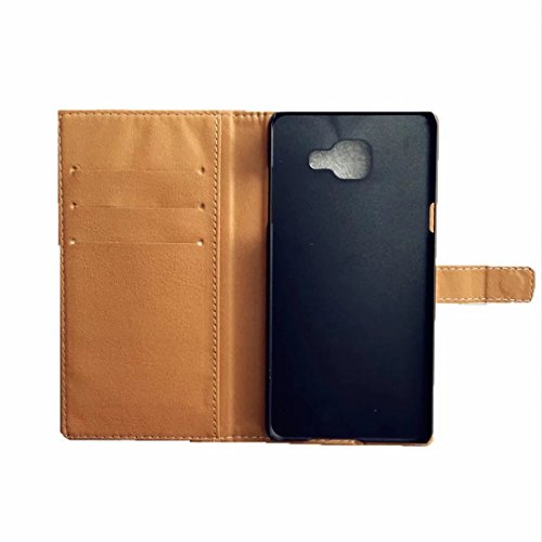 MUTOUREN Samsung Galaxy A5 (2016) Brieftasche Flip Case Cover – PU Leder Bookstyle Klapphülle Wallet Case für Samsung Galaxy A5 (2016) Portemonnaie Hülle Schutz Ultra Dünn Handy Tasche Geldboerse Schutzhülle – Lampen-Brücke und Straße + Metall Stylus Pen - 6