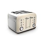 Morphy Richards 242101EE Accents 4-Schlitz-Toaster, sand