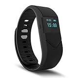 Lemumu Q8 Schickes Armband Pulsmesser Fitness Tracker Bluetooth Armband Wasserdichte Monitor Sport Smartband für Android IOS