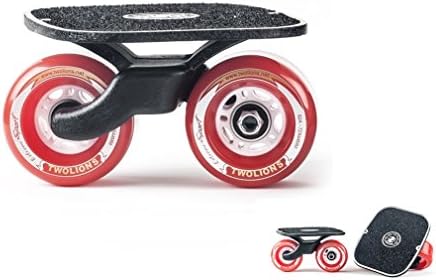TWOLIONS Pro Skates,Alloy Bracket,Roller Road Drift Skates Plate Anti-slip Board Aluminum Truck With 72 mm PU Wheels With ABEC-7 Bearings