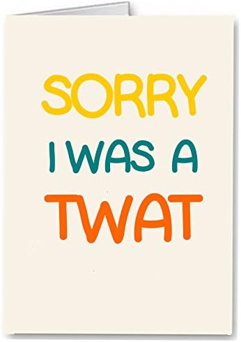 Sorry - Premium Quality Funny Card