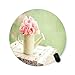 Produktbild Gaming Round Mouse Pad Niedlicher Blumen- und Wasserkocher Design für Desktop und Laptop 1 Pack