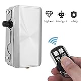 Control remoto: el sistema está emparejado con el control remoto. Solo el control remoto con código exitoso puede abrir el bloqueo de forma remota. Cada cerradura inalámbrica puede equiparse con un control remoto. Sin bloqueo automático, desbloqueo del mando a distancia, bloqueo del mando a distancia.