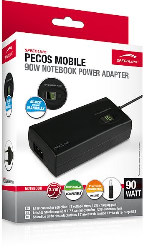 Speedlink Pecos Mobile, Universal Notebook Power Adapter, 90 Watt - 3