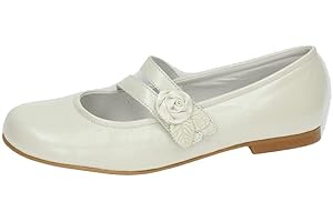 Angelitos 990 Mercedes Flor Piel NIÑA Zapato COMUNIÓN