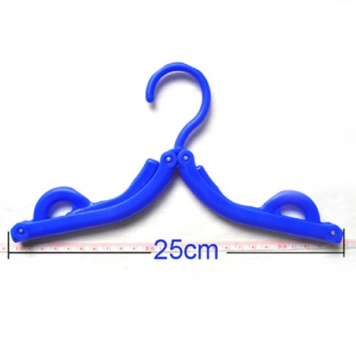 Musuntas 5pcs Magie Reise Outdoor Camping tragbare Falten Kunststoff Kleidung Kleiderbügel - 2