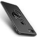 Produktbild 3-in-1 iPhone 8 Plus Ultra-Dünn 0.4mm Hart Matte Hülle + Schwarz Vollständige Abdeckung Schutzfolie + Ring Ständer,SUNAVY 360-Grad Anti-stoß Anti-Kratzer HandyMatte Schutzhülle für Apple 8plus,5.5zoll,Schwarz