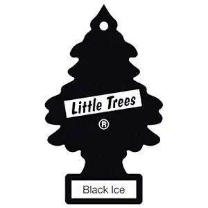 Little Trees U1P-10155 Black Ice Hanging Paper Car Air Freshener