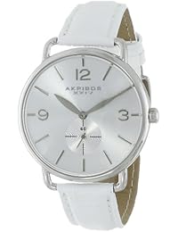Akribos XXIV AK658SSW - Reloj de pulsera Mujer, color Blanco