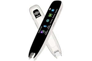 EIRZNGXQ Scan Reader, Translation Pen, Pen Reader, 134 Language Translation Scanning Reading Pen, Text to Speech Device for Dyslexia(white3)