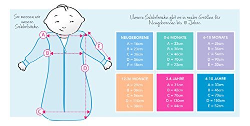 Schlummersack Baby Musselin Sommerschlafsack 0.5 Tog – Waldtiere – verschiedene Größen - 3
