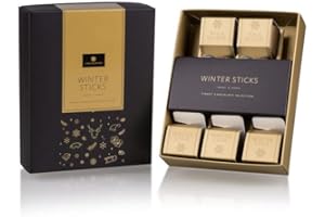 ‎CHOCOLISSIMO XMAS CHOCOSTICKS 5 -Trinkschokolade am Stiel aus Vollmilch- und Zartbitterschokolade | Geschenk | Weihnachten | Junge | Mädchen | Frau | Mann | Weihnachtsschoki | Advent | Nikolaus
