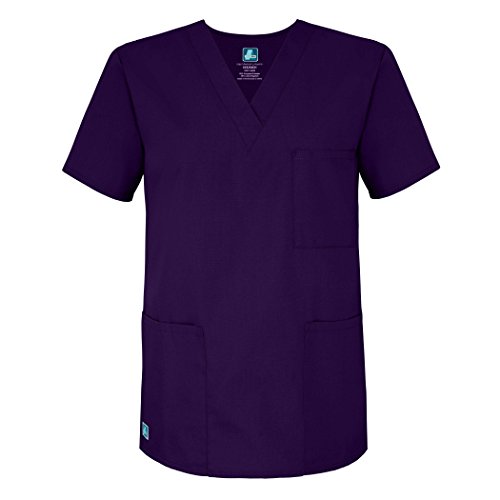 Adar Uniforms Casaca Laboral de Enfermería Unisex - 601 Color PRP | Talla: S