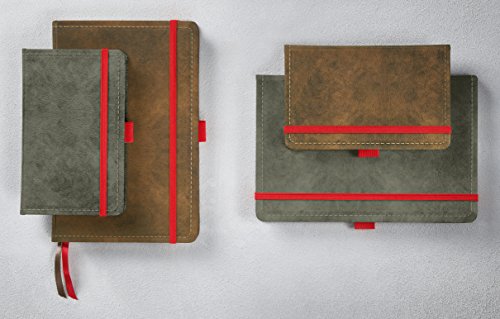 Sigel CO603 Notizbuch, ca. A5, liniert, Design Vintage, Leder-Look, braun CONCEPTUM – große Auswahl - 11