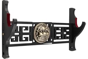 DELUFU Supporto per spada, supporto da parete in velluto imbottito Kata.n, supporto per spada Tan.to Samu.rai, spada laser, spada laser, cosplay Blade Tanj.irou (1 livello)