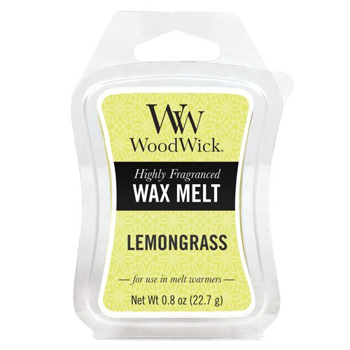 WoodWick 57114 Zitronengras Duftwachs zum schmelzen, Plastik, gelb, 5,7 x 7,3 x 2 cm