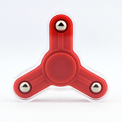 Wangyue New Paladin Spinner Fidget Spinner EDC Focus Anxiety Stress Relief Toys With Three Weight Gain Stainless Steel Balls Red Wangyue New Paladin Spinner Fidget Spinner EDC Focus Anxiety Stress Relief Toys With Three Weight Gain Stainless Steel Balls Red