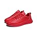 Produktbild MISS&YG Männer Casual Sneakers Laufen Schuhe Wanderschuhe,Red,44