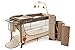 Kinderkraft Joy Travel Cot Crib Folding Bed with Accessories, Beige