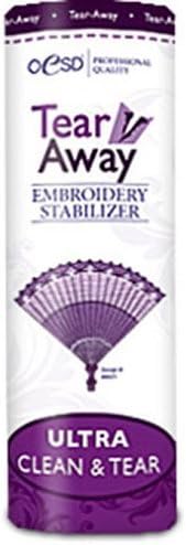 OESD Ultra Clean & Tear Tear-Away Stabilizer 10 x 10 Yard Roll by OESD