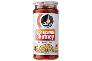 CHINGS SECRET Chings Schezwan Chutney 250g (Pack of 1) – Spreading Chutney – Spicy Dip with Starters – Makes Your Food Tantalizing and Delicious