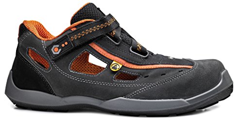 Base B617 Aerobic Sicherheits-Sandale S1P ESD SRC grau