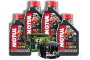 MG KIT R GS 1200 2004 2012 KIT TAGLIANDO 4 LT MOTUL 7100 15W50 + FILTRO OLIO
