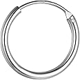 HighSpark 92.5 Sterling Silver Nose Ring for Women | Simple & Elegant Septum Ring/Nose Pin/Silver Nath/Piercing Hoop for Women & Girls | Lovely Gift