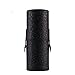 Susenstone Leather Cosmetic Case Portable Storage Makeup Bags Organizer Brush Holder Cup (Black)