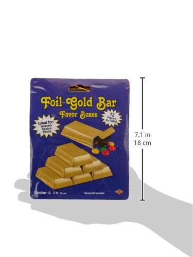 Folie gold Bar Favor Boxen (12/Pkg) - 3