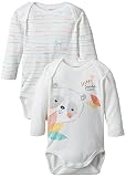 Absorba Underwear Unisex Baby HAPPY PANDA Bodysuit