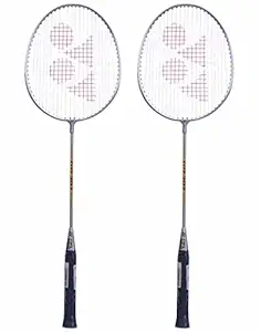 Yonex GR303 Badminton Racquet, Pack of 2 (Grey)