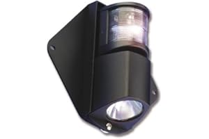 CG94 - FANALE Combinato Testa D'ALBERO Montaggio Universale Accessori FANALI Nautica