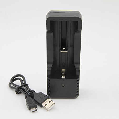 Lawevan® LED CREE XM-L T6 1600 Lumen Taschenlampe 5 Modi Einstellbare Zoomable Taschenlampen+18650 Akku+USB Ladegerät - 4