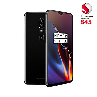 OnePlus 6T Smartphone débloqué 4G (Ecran : 6,41 pouces - 8 Go RAM - 128 Go Stockage - Double Nano-SIM - Android) Mirror Black