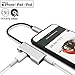 Price comparison product image Headphone Adapter Car Charge for iPhone 8 Adapter Aux earphone adapter Jack Adapter Charger for iPhone 8/8Plus/7/7Plus/X/XS dongle Dual Audio Cables 4 in 1 Splitter Car Accessories Suppor All iOS